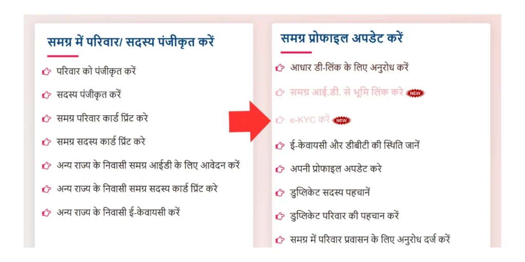 Samagra ID e-KYC